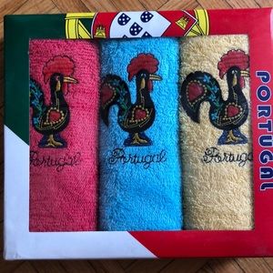 Set of hand towels bought and made in Portugal